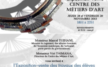 Exposition-vente au Centre des Métiers d'Art