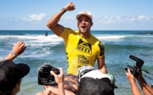 Surf-Reef Hawaiian Pro Hawaii. Michel Bourez  remporte l’épreuve pour la deuxième fois.