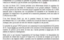 Budget APF 2014: la réponse d'Edouard Fritch à Antony Géros