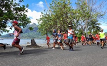 Un trail pour le Téléthon à Bora Bora