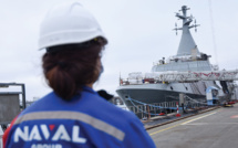 Mise sur cale à Lorient de la première frégate nouvelle génération