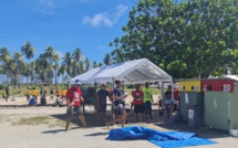 Noël avant l'heure pour les enfants de Rangiroa