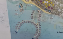 Projet de 42 pilotis à l'hôtel Kia Ora de Rangiroa