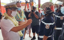 ​Les pompiers de Uturoa décorés