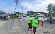 Va'a tau'ati : De Rangiroa à Mataiva à la force des bras