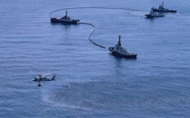 La marine mobilisée pour contenir une marée noire dans le golfe de Thaïlande