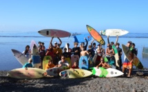 Bonne fin d'année pour le TAMA HE'E Surf Club à Teahupoo pour les jeunes