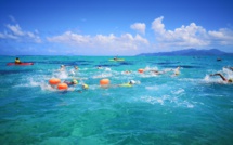 Course en eaux claires à Raiatea