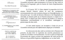 Communiqué de Richard Tuheiava, à l'occasion du 60ème "anniversaire" de la cession temporaire des atolls de Moruroa et Fangataufa.