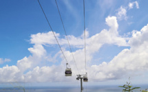 Pagang, premier téléphérique de l'océan indien mis en service à La Réunion