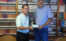 Remise de chèque "Au vent des îles" au profit de l'Association Village d’Enfants SOS Polynésie Française