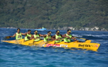 Shell Va'a une nouvelle fois intouchable au Marathon Polynésie la 1ère