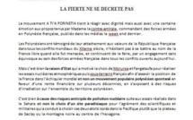 Communiqué ATP: "La fierté ne se décrète pas"
