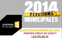 Elections municipales: 1er débat sur Polynésie 1ère mercredi soir