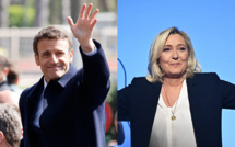 Macron, largement en tête, et Le Pen, qualifiés pour le second tour 