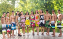 Miss et Mister Papeete entrent en scène