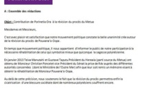 Communiqué de Porinetia Ora: "Contribution de Porinetia Ora  à la révision du procès du Metua "