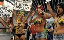 Un "bloc" du Carnaval de Rio milite pour les seins nus