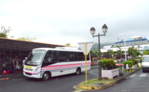 Inauguration de la ligne de bus n°32 Mairie-hôpital à Papeete