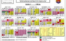 Les calendriers scolaires 2014-2017 à télécharger