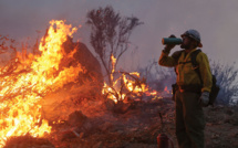 Gigantesque incendie et sécheresse intense dans l'Ouest américain