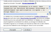 Avez-vous lu les conditions d'utilisation ? Bien sûr que non