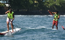 SUP : Lorenzo Bennett insubmersible entre Papenoo et Taaone