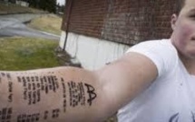 Tatouages de haute facture pour un adolescent norvégien