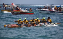 Marathon Va'a Polynésie Première : le duel tourne à l'avantage d'Edt Va'a