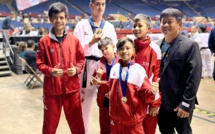 Le taekwondo tahitien brillant au Texas
