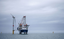 La France produit sa première électricité éolienne en mer