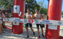 Le duo David Hauss-Pierrick Page récidive au Swim Run de Moorea