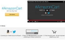 Les internautes peuvent faire leurs courses sur Amazon avec leur compte Twitter