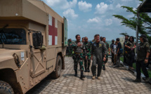 Exercice militaire conjoint de tir réel en Indonésie
