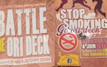 Journée mondiale sans tabac : mercredi, "Stop smoking, Go ori deck"