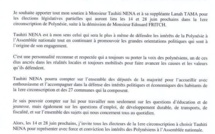Législatives: Le Président du groupe socialiste à l'Assemblée nationale soutient Tauhiti Nena