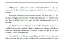 Communiqué UPLD: Haddad-Flosse le procès aura bien lieu