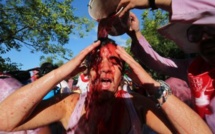 Des milliers de litres de vin pour une "bataille" festive en Espagne