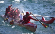 Va’a V6 –‘Fa’ati Moorea’ : Shell-Vodafone gagne, bat son record et dédie la course à Tainuiatea Vairaaroa