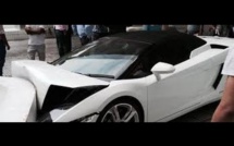Inde : le voiturier d'un hôtel démolit la Lamborghini d'un client