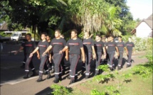 Préparation des jeunes sapeurs-pompiers pour le 14-juillet