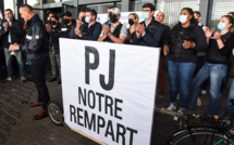 Des centaines de policiers et magistrats de nouveau rassemblés contre la réforme de la PJ