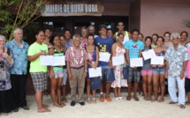 45 bacheliers de Bora Bora félicités