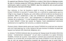 Communiqué du Tahoeraa:" Richard TUHEIAVA justicier condamné !"