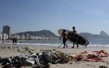 Ordures et animaux morts: le test olympique de voile de Rio fait peur