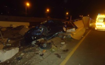 Punaauia: Le conducteur sort indemne d'un accident spectaculaire