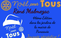 Levée de cadeaux de Noël au Rotary club