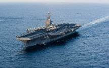 Neuf blessés dans un incendie à bord d'un porte-avions américain