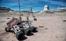 Des robots martiens s'affrontent sur terre battue en Pologne
