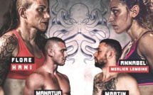 Hani Flore et Manatua Lemaire pour la première de l'Octo Fighting League à Vairai